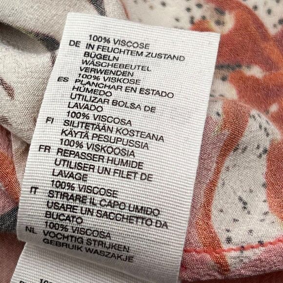 & Other Stories Women Size 6 Pink Tropical Tank Top - Picture 7 of 10